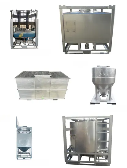 Stainless Steel IBC Tank for Chemical Storage and Transport
