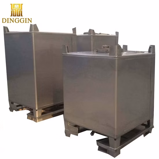 Fourre-tout IBC en acier inoxydable de qualité alimentaire SS304 pour le stockage de jus